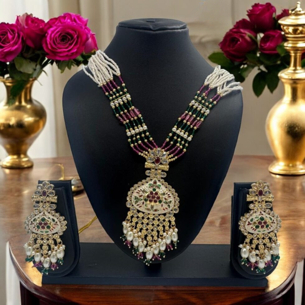 Timeless Kundan Pearl & Bead Necklace Sets