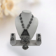 Oxidized Silver Tribal Bird Motif Necklace Set