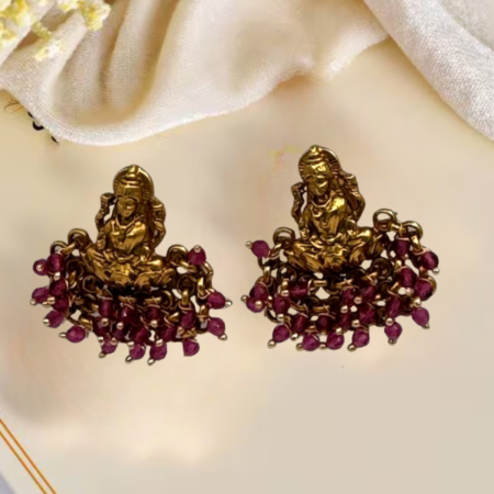 Temple-Inspired Brass Earrings